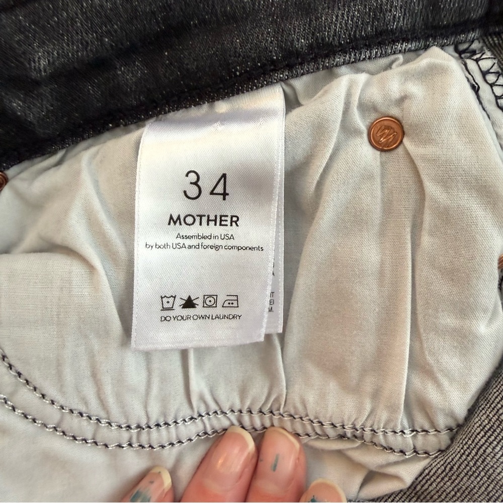 Mother Jeans The Midrise Dazzler Ankle In Stargazing Size 34 - Picture 9 of 10